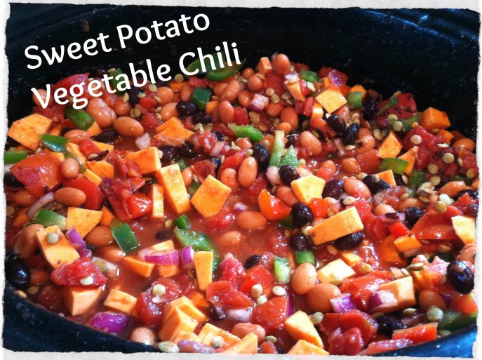 Sweet potato vegetable chili